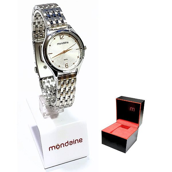 Relógio Mondaine Feminino Analógico Prateado 32529L0MVNE3