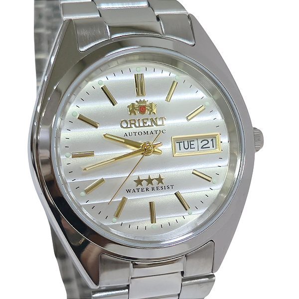 Relógio Orient Automático Masculino Prateado 469WA3NH B1SX