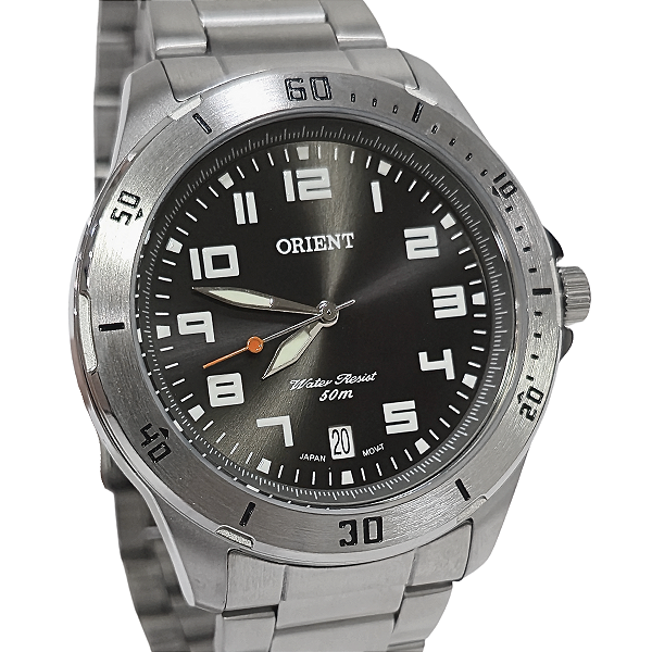 Relógio Orient Analógico Masculino Prateado MBSS1155A G2SX