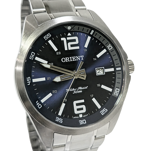 Relógio Orient Analógico Masculino Prateado MBSS1275 D2SX