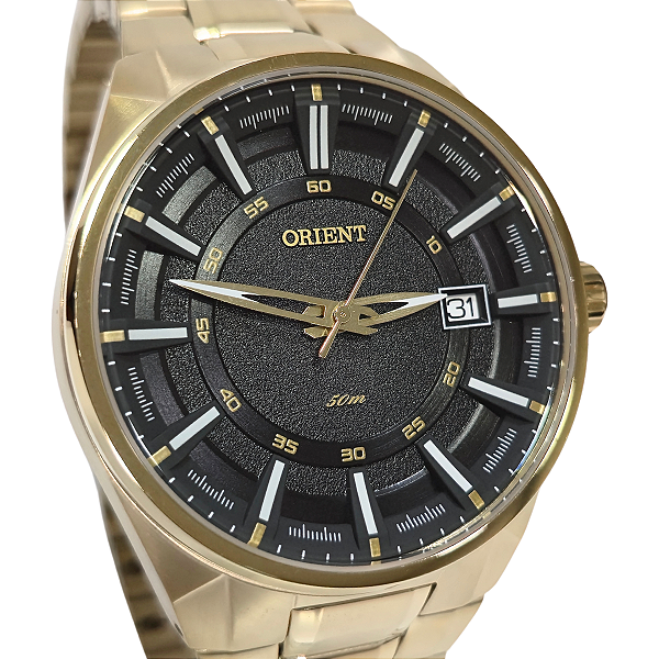 Relógio Orient Analógico Masculino Dourado MGSS1143 P1KX