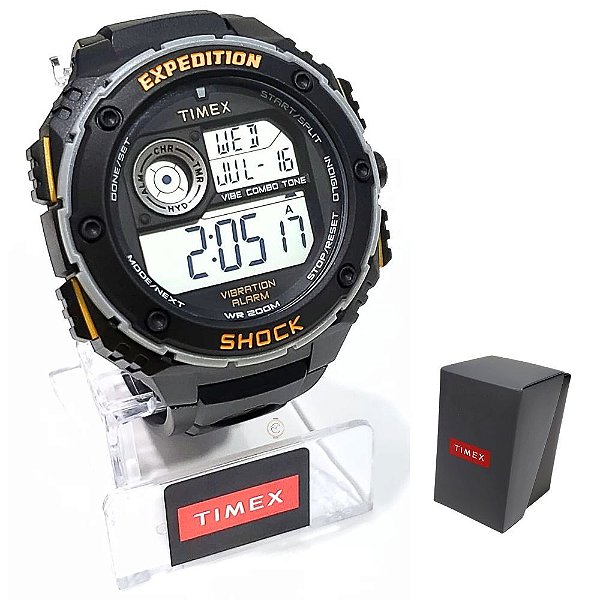 Relógio Timex Masculino Digital Expedition Shock TW4B24200