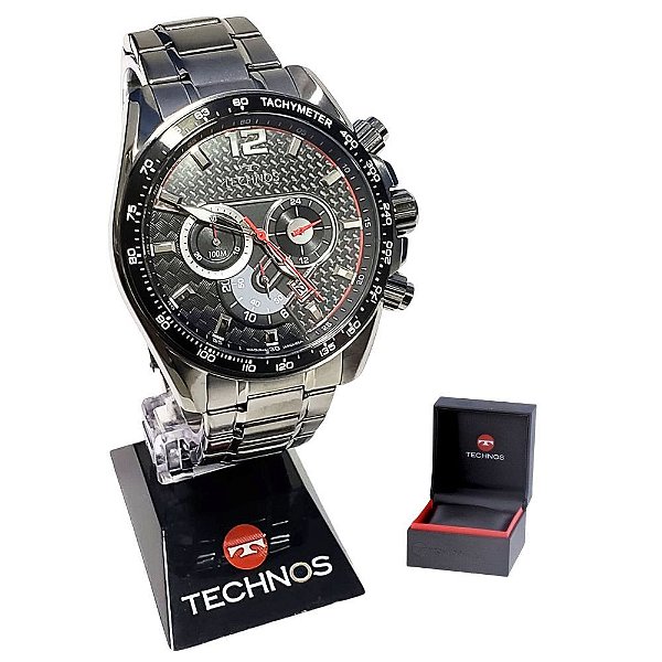 Relógio Technos Masculino Analógico Ts Carbon Grafite JS25BBI/1P