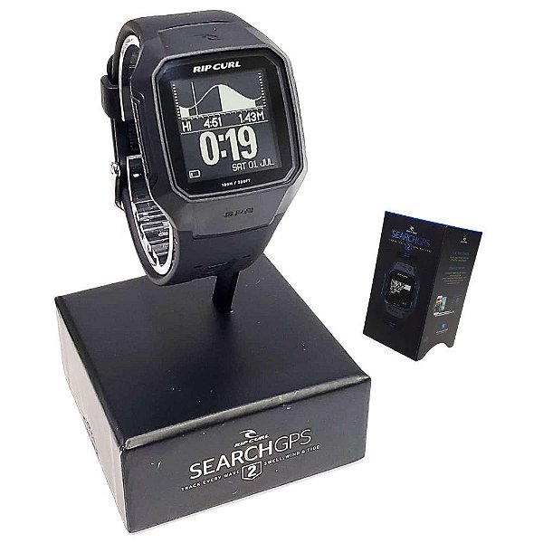 Relógio Rip Curl Masculino Digital Searchgps Series 2 Black A1144-90