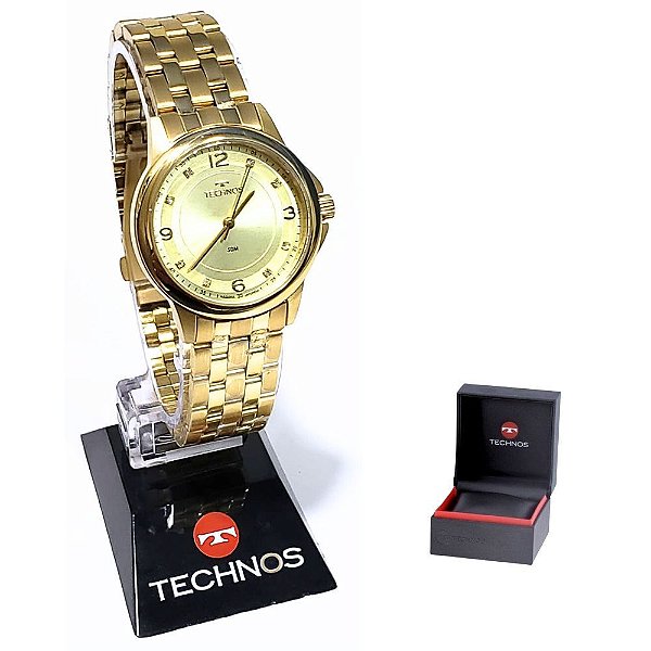 Relógio Technos Feminino Analógico Boutique Dourado 2035MVH/1X