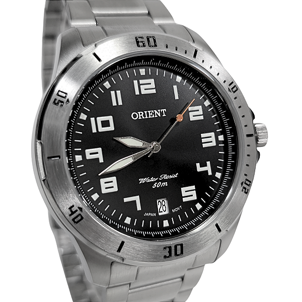 Relógio Orient Analógico Masculino Prateado MBSS1155A P2SX