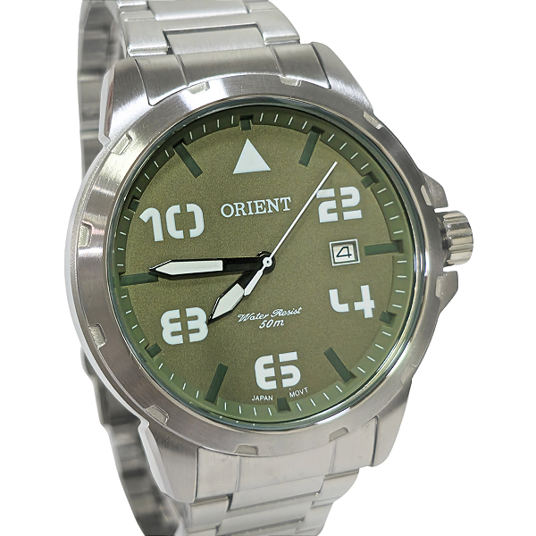 Relógio Orient Analógico Masculino Prateado MBSS1195A E2SX