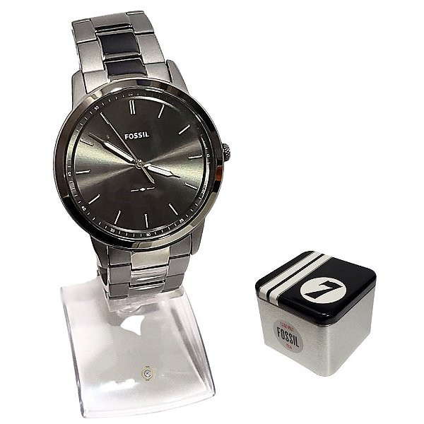 Relógio Fossil Masculino Analógico Minimalist FS5459/1CN
