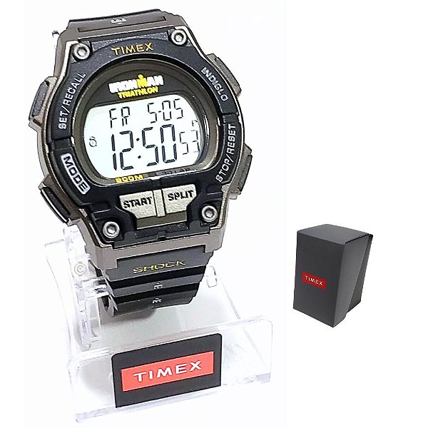 Relógio Timex Masculino Digital Ironman Triatlhon T5K195