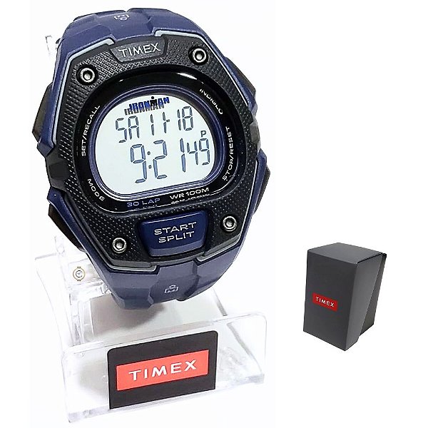 Relógio Timex Masculino Digital Expedition Azul TW5M48400