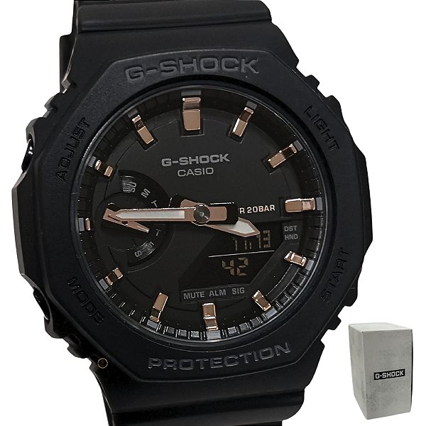 Relógio Casio G-Shock Carbon Core Guard Feminino GMA-S2100-1ADR