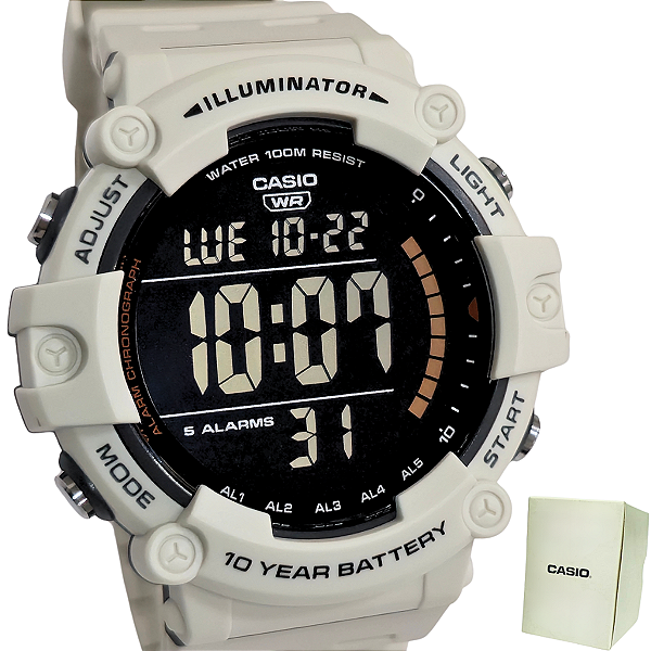 Relógio Casio Digital Standard Masculino AE-1500WH-8B2VDF