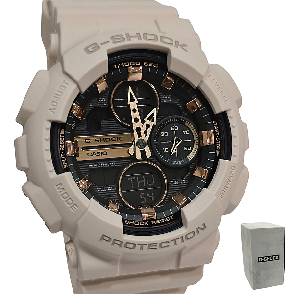 Relógio Casio G-Shock Feminino Nude GMA-S140M-4ADR