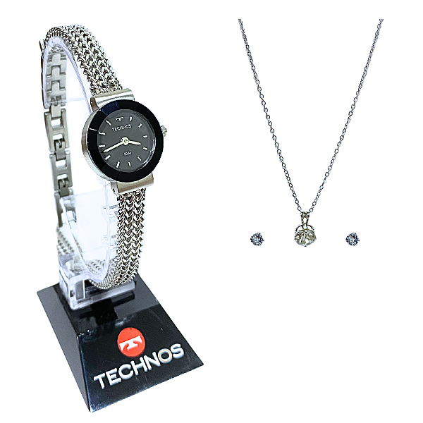 Relógio Technos Feminino Analógico Prateado Mini 5Y20IQ/1P