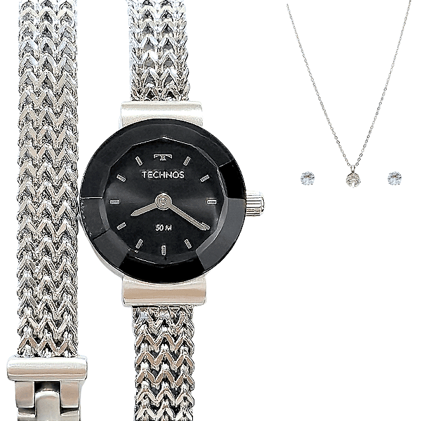 Relógio Technos Feminino Analógico Prateado Mini 5Y20IQ/1P