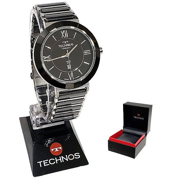 Relógio Technos Feminino Elegance Ceramic Saphire 2015BX/1P