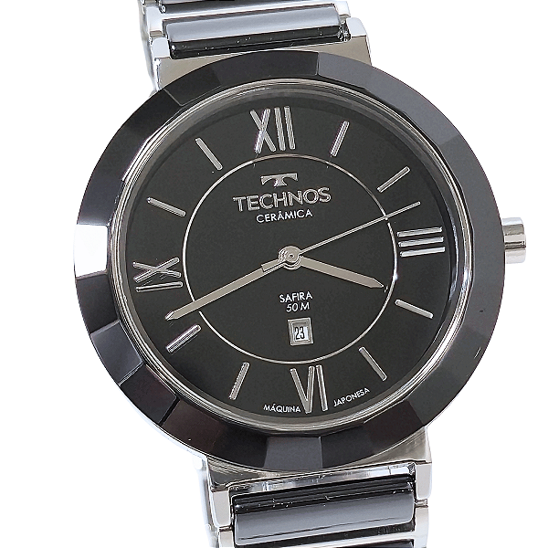 Relógio Technos Feminino Elegance Ceramic Saphire 2015BX/1P
