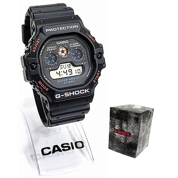 Relógio Casio Masculino Digital Protection G Shock DW-5900-1DR