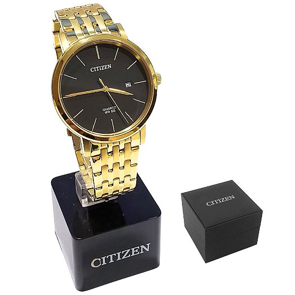 Relógio Citizen Masculino Analógico Dourado TZ20699U