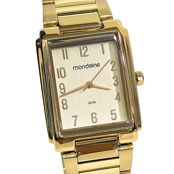 Relógio Mondaine Feminino Analógico Quadrado 32520LPMVDE1