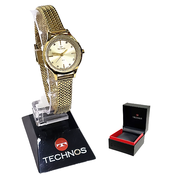 Relógio Technos Feminino Analógico Mini Dourado GL30FR/1X