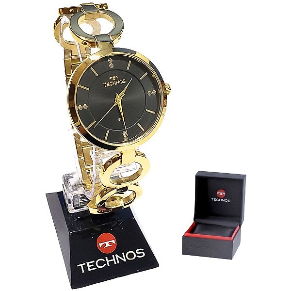 Relógio Technos Feminino Analógico Elos Dourado 2035MWH/1P