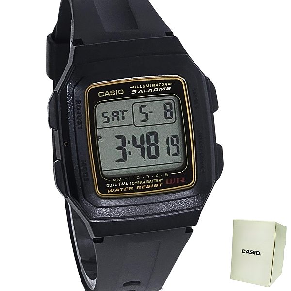 Relógio Casio Digital Standard Masculino F-201WA-9ADF