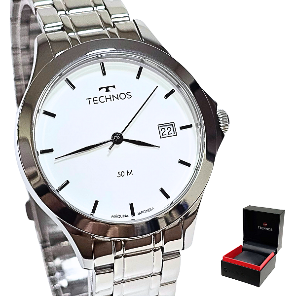 Relógio Technos Masculino Analógico Steel 1S13BCTDY/1B