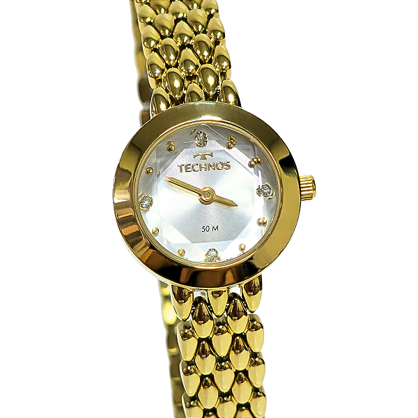Relógio Technos Feminino Analógico Mini Dourado 5Y20LP/1K
