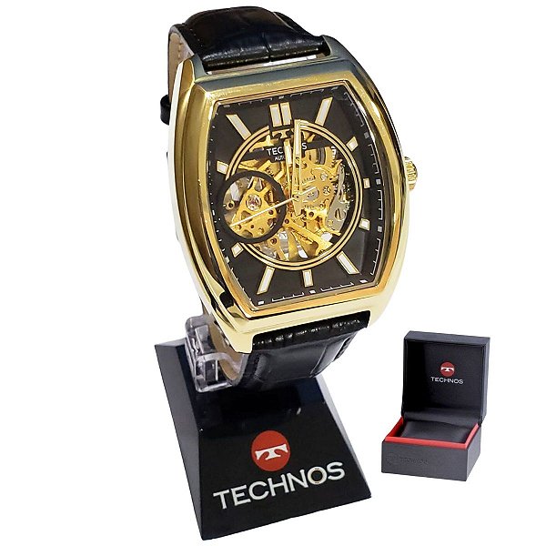 Relógio Technos Masculino Analógico Automático Skeleton G3265AE/0D