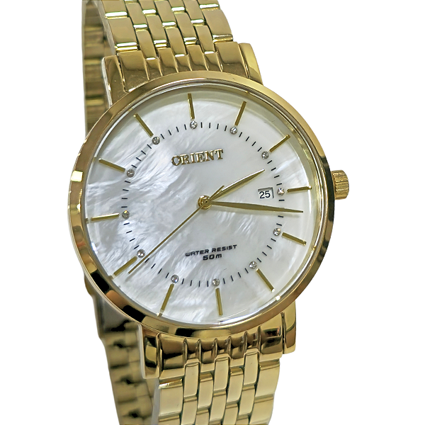 Relógio Orient Analógico Feminino Madrepérola Dourado FGSS1164 B1KX