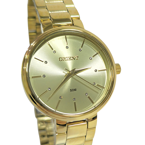 Relógio Orient Analógico Feminino Dourado FGSS0171 C1KX