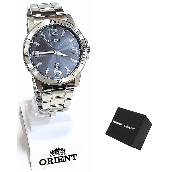 Relógio Orient Masculino Analógico Prateado MBSS1419 D2SX