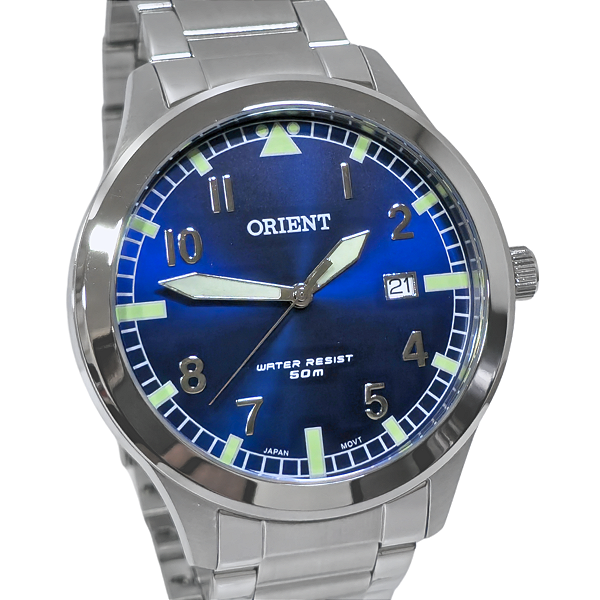 Relógio Orient Analógico Masculino Prateado MBSS1361 D2SX