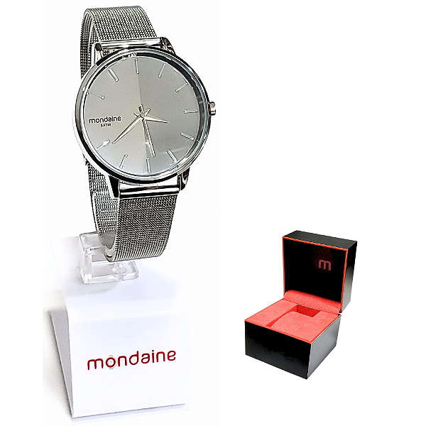 Relógio Mondaine Feminino Analógico Prateado 32117L0MVNE2