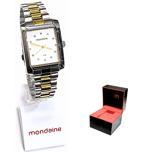 Relógio Mondaine Feminino Analógico Quadrado  32480LPMVBE3
