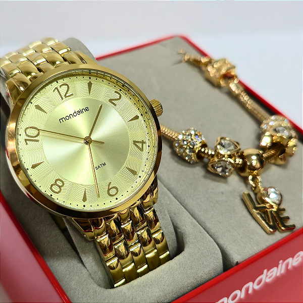 Relógio Mondaine Feminino Analógico Robusto 76740LPMVDE2