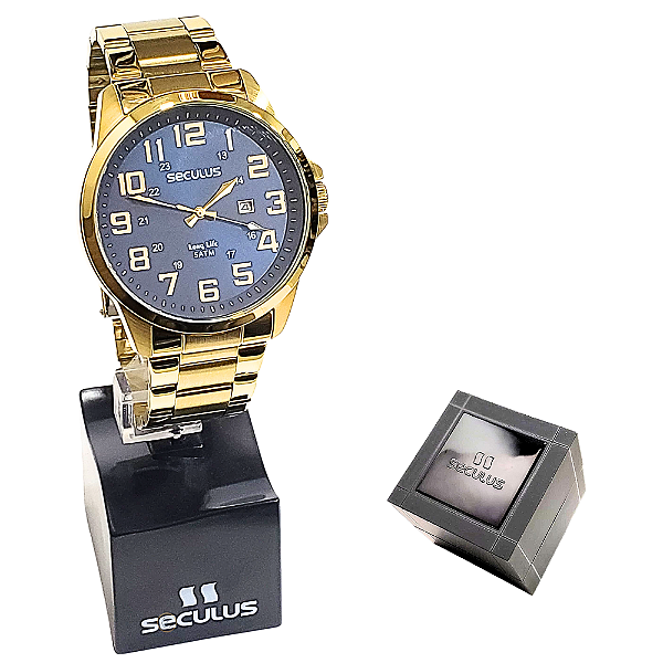 Relógio Seculus Masculino Analógico Long Life 44042GPSVDA2