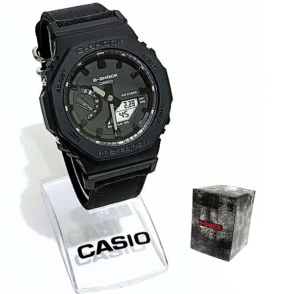 Relógio Casio Masculino Anadigi G Shock Carbon Preto GA-2100BCE-1ADR