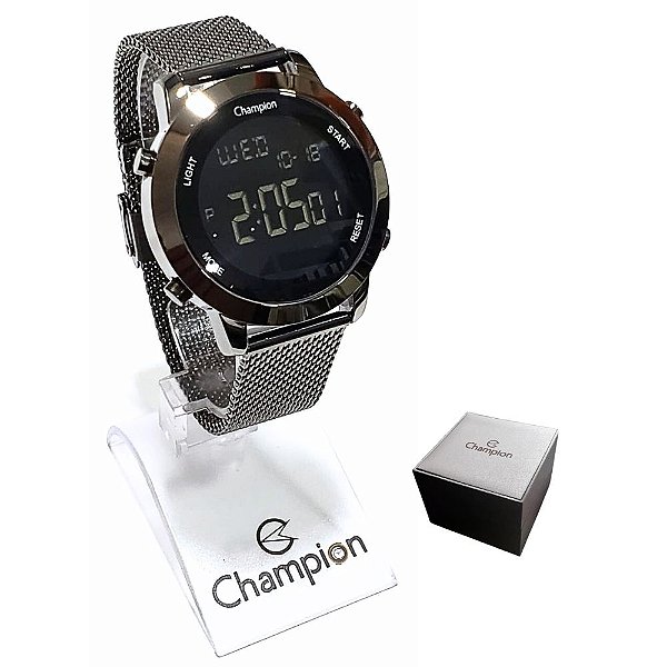 Relógio Champion Unissex Digital Casual Preto CH40062C