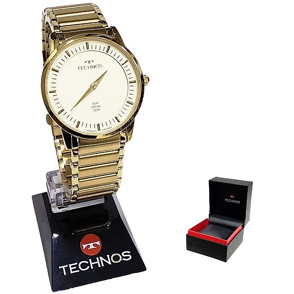 Relógio Technos Masculino Analógico Classic Slim GL22AA/1X