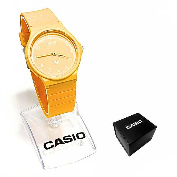 Relógio Casio Unissex Analógico Pop Amarelo MQ-24B-9BDF