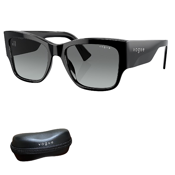 Óculos de Sol Vogue Feminino Preto Gradiente VO5462S W44/1154