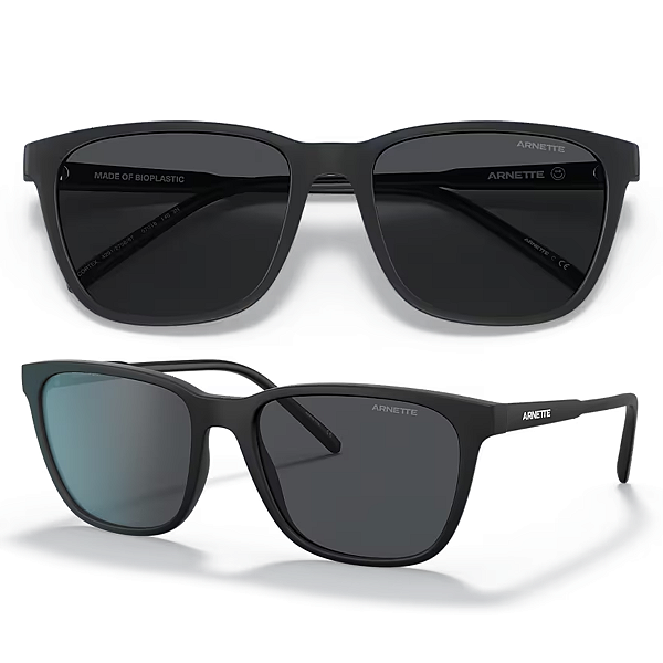 Óculos de Sol Arnette Cortex Preto AN4291 Tamanho 57