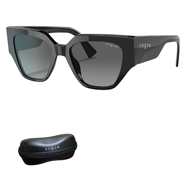 Óculos de Sol Vogue Feminino Preto Degradê VO5409S W44/1152