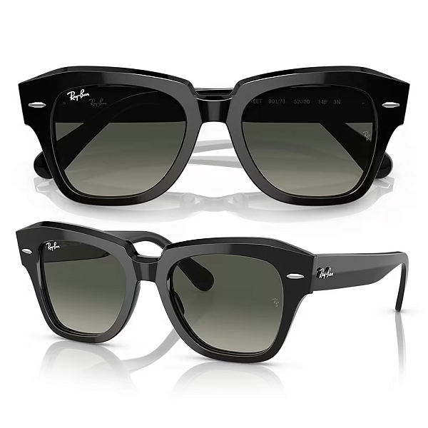 Óculos De Sol Ray Ban State Street RB2186 Tamanho 49