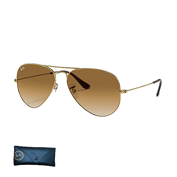 Óculos De Sol Ray Ban Aviator Gradient  RB3025 Tamanho 58