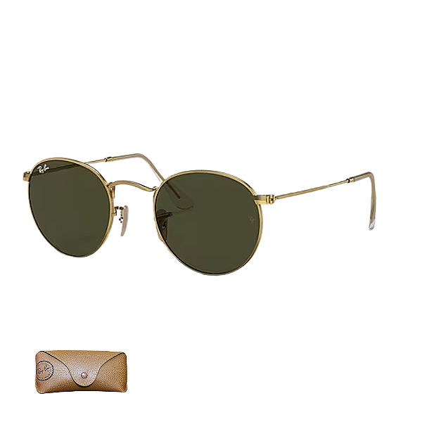 Óculos De Sol Ray Ban Round Metal RB3447 Tamanho 50