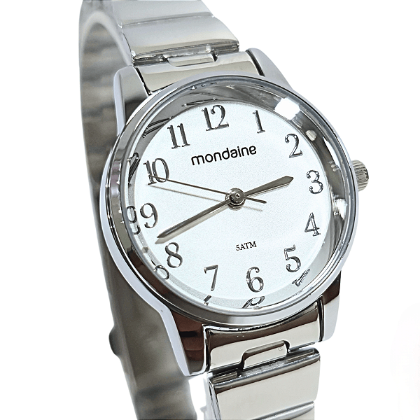 Relógio Mondaine Feminino Analógico Mini Prateado 32693L0MVNE2