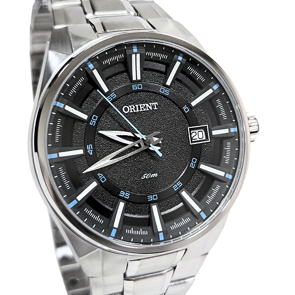 Relógio Orient Analógico Masculino Prateado MBSS1313 PASX
